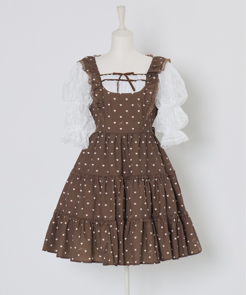 mellfy memory(メルフィーメモリー)の「Chocolate de Love Letter ワンピース(ワンピース・レディース・ピンク/ブラウン・M/S)」の7枚目の写真