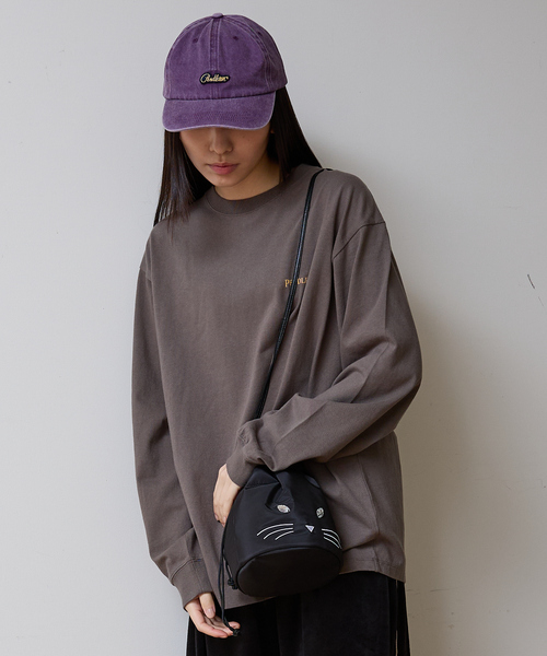 NOMINE(ノミネ)の「【FAVORI】黒猫 灰猫 巾着ショルダーバッグ(ショルダーバッグ・レディース・ブラック/グレー・フリー)」の5枚目の写真