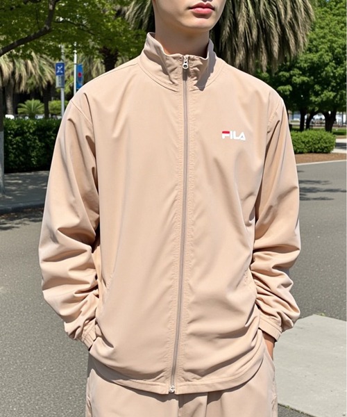 セール】【FILA】メンズ UVカット ジップアップ ラッシュガード 日よけ