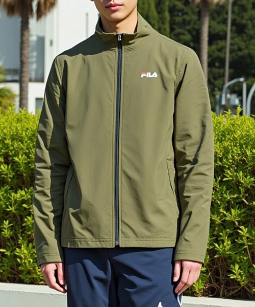 たくろー セール】【FILA】メンズ UVカット ジップアップ ラッシュガード 日よけ