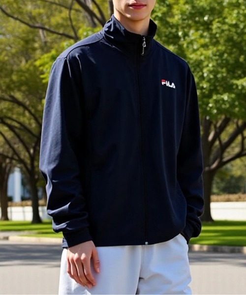 たくろー セール】【FILA】メンズ UVカット ジップアップ ラッシュガード 日よけ
