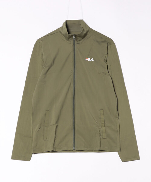 たくろー セール】【FILA】メンズ UVカット ジップアップ ラッシュガード 日よけ