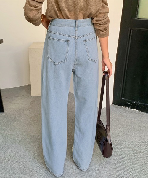 モコモコ RIVE DROITE OKAYAMA ベーシック デニムパンツ モコモコ RIVE DROITE OKAYAMA ベーシック デニムパンツ