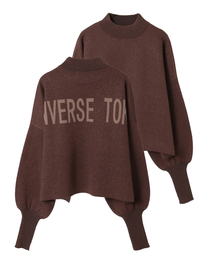 CONVERSE TOKYO | BACK LOGO GLITTER PULLOVER(ニット/セーター)