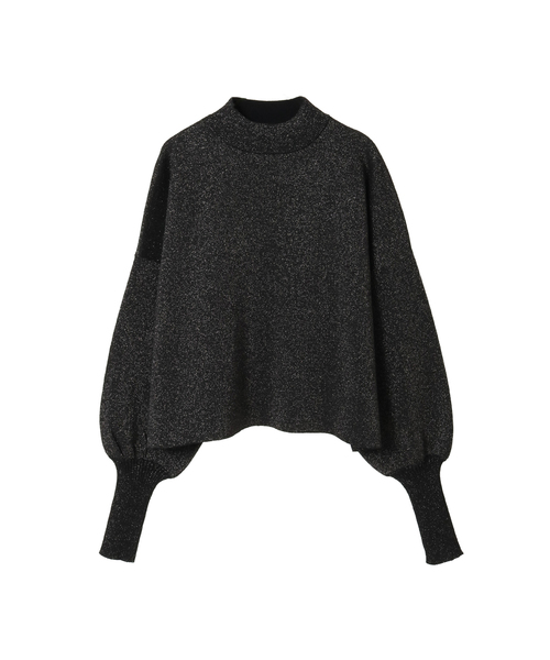 CONVERSE TOKYO（コンバーストウキョウ）の「BACK LOGO GLITTER PULLOVER（ニット/セーター・レディース・ブラック/ブラウン/グレー・FREE）」の16枚目の写真