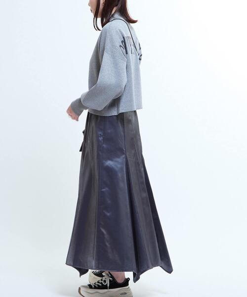 CONVERSE TOKYO（コンバーストウキョウ）の「BACK LOGO GLITTER PULLOVER（ニット/セーター・レディース・ブラック/ブラウン/グレー・FREE）」の20枚目の写真