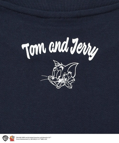 Honeys(ハニーズ)の「トムとジェリー/トップス(スウェット・レディース・アイボリー/ブラック/ネイビー/ミント/ボルドー・L/M/S)」の12枚目の写真