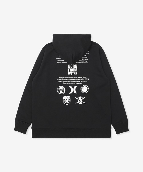 ハーレー Hurley スウェット プルオーバー パーカー タイダイ染め サーフパーカー アメカジ ブルー Hurley:ハーレーファントムスウェットフーディー プルオーバー