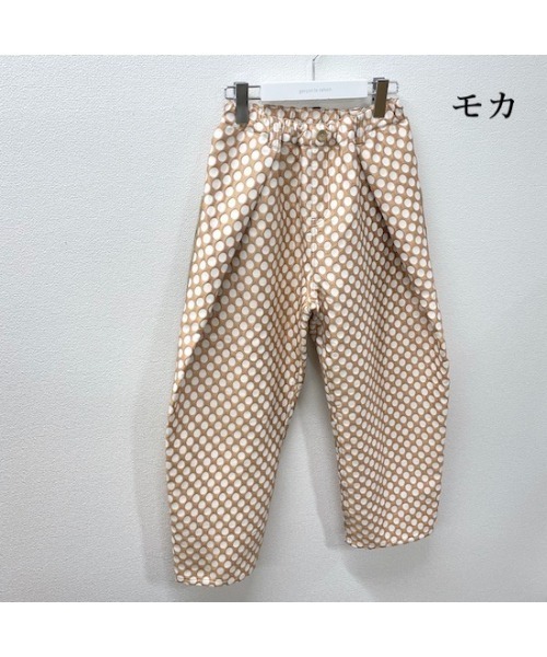 garcon la raison（ギャルソン・ラ・レゾン）の「タックワイドパンツ（レディース）44632（その他パンツ・レディース・ブラック/モカ・1/2）」の9枚目の写真