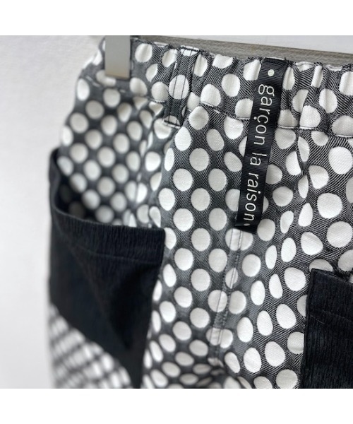 garcon la raison（ギャルソン・ラ・レゾン）の「タックワイドパンツ（レディース）44632（その他パンツ・レディース・ブラック/モカ・1/2）」の13枚目の写真