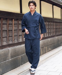 jiggys shop（ジギーズショップ）の「【セットアップ】作務衣 上下セット さむえ 着物 部屋着 ルームウェア 寝間着 ワンマイルウェア（浴衣）」