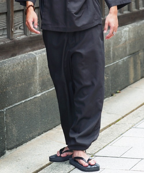 jiggys shop（ジギーズショップ）の「【セットアップ】作務衣 上下セット さむえ 着物 部屋着 ルームウェア 寝間着 ワンマイルウェア（浴衣・メンズ・ブラウン/ネイビー/ブラック/カーキ・X-LARGE/LARGE/MEDIUM）」の13枚目の写真