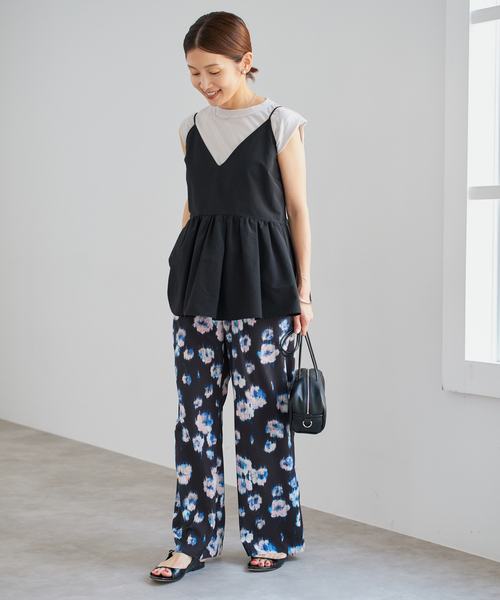 IENA（イエナ）の「《追加》グログラン キャミブラウス（キャミソール・レディース・ブラック・FREE）」の9枚目の写真