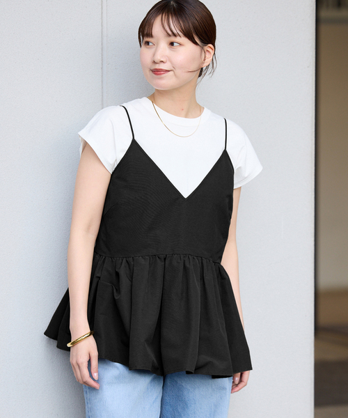 IENA（イエナ）の「《追加》グログラン キャミブラウス（キャミソール・レディース・ブラック・FREE）」の12枚目の写真