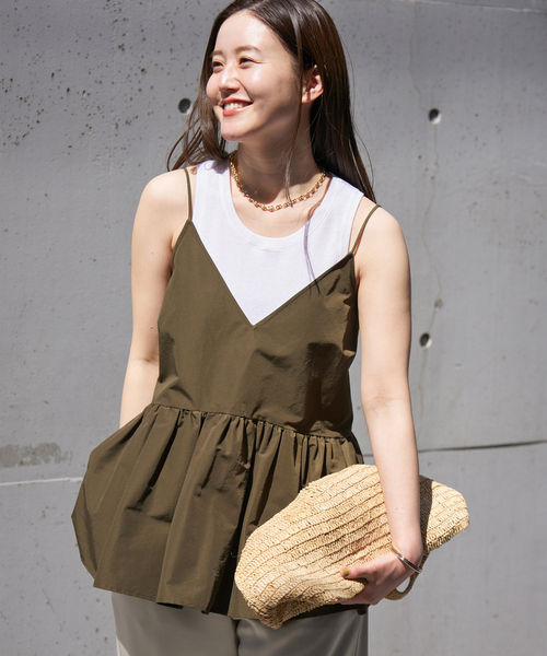 IENA（イエナ）の「《追加》グログラン キャミブラウス（キャミソール・レディース・ブラック・FREE）」の20枚目の写真