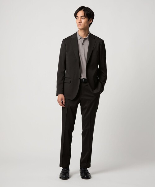 UNITED ARROWS（ユナイテッドアローズ）の「ハイツイスト シングル 2ボタン テーラードジャケット UA COZY ウォッシャブル 防しわ ヨコストレッチ（テーラードジャケット・メンズ・ブラック・S/L/XL/XXL/M）」の3枚目の写真