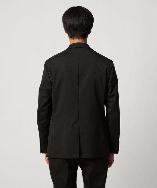 UNITED ARROWS（ユナイテッドアローズ）の「ハイツイスト シングル 2ボタン テーラードジャケット UA COZY ウォッシャブル 防しわ ヨコストレッチ（テーラードジャケット・メンズ・ブラック・S/L/XL/XXL/M）」の6枚目の写真