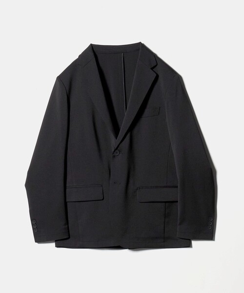 UNITED ARROWS（ユナイテッドアローズ）の「ハイツイスト シングル 2ボタン テーラードジャケット UA COZY ウォッシャブル 防しわ ヨコストレッチ（テーラードジャケット・メンズ・ブラック・S/L/XL/XXL/M）」の7枚目の写真