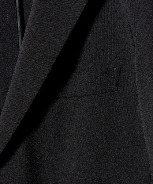 UNITED ARROWS（ユナイテッドアローズ）の「ハイツイスト シングル 2ボタン テーラードジャケット UA COZY ウォッシャブル 防しわ ヨコストレッチ（テーラードジャケット・メンズ・ブラック・S/L/XL/XXL/M）」の12枚目の写真