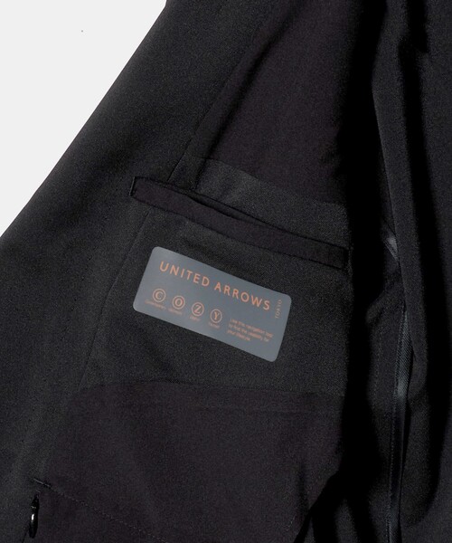 UNITED ARROWS（ユナイテッドアローズ）の「ハイツイスト シングル 2ボタン テーラードジャケット UA COZY ウォッシャブル 防しわ ヨコストレッチ（テーラードジャケット・メンズ・ブラック・S/L/XL/XXL/M）」の13枚目の写真