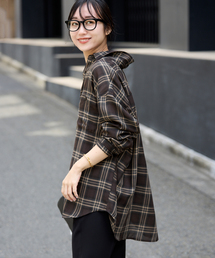 IENA チェック　シャツ IENA（イエナ）の「maisonチェックネルシャツ◇（シャツ/ブラウス