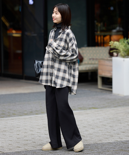 追加》ビエラチェックルーズシャツ（シャツ/ブラウス）｜SLOBE IENA