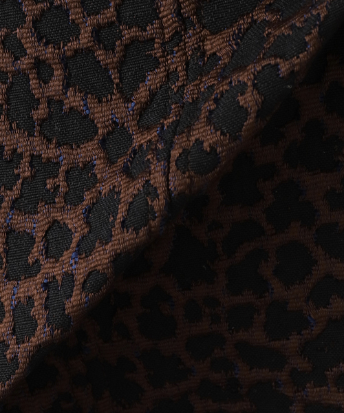 La TOTALITE（ラトータリテ）の「【洗える】フェイクレザー・ジャガードスカート（スカート・レディース・ウッド/ベージュ/ブラウン・40/38/36）」の20枚目の写真