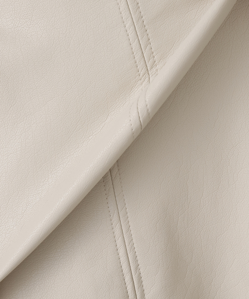 La TOTALITE（ラトータリテ）の「【洗える】フェイクレザー・ジャガードスカート（スカート・レディース・ウッド/ベージュ/ブラウン・40/38/36）」の19枚目の写真