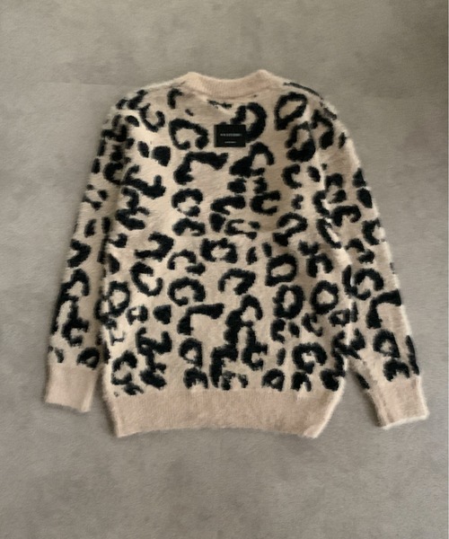 link lot(リンクロット)の「モヘアタッチレオパード柄ビッグニット(ニット/セーター・メンズ・レオパード・M)」の12枚目の写真