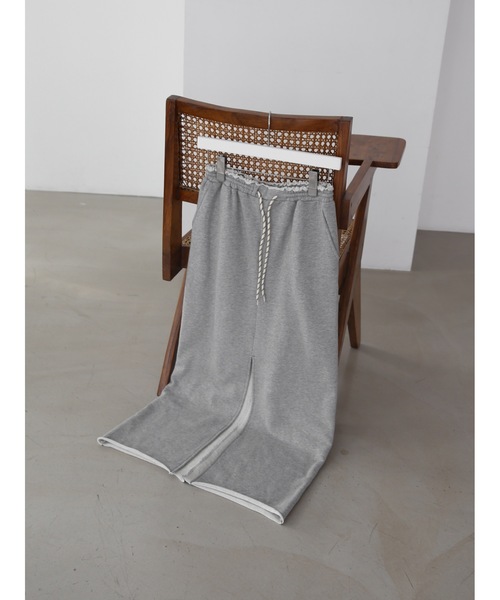 Katrin TOKYO（カトリーントーキョー）の「cut-off sweat maxi skirt（スカート・レディース・ボルドー/ネイビー/グレー・XS/FREE）」の20枚目の写真