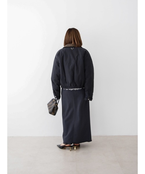 Katrin TOKYO（カトリーントーキョー）の「cut-off sweat maxi skirt（スカート・レディース・ボルドー/ネイビー/グレー・XS/FREE）」の13枚目の写真
