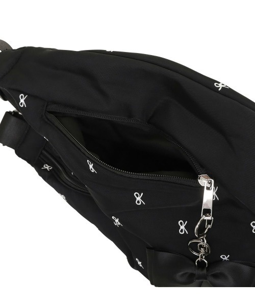 SALON de RUBAN（サロンドルヴァン）の「【SALON de RUBAN / サロン ド ルヴァン】 リボンチャームショルダーバッグ（ショルダーバッグ・レディース・ブラック/ライトグレー/ダークグレー/モカ・FREE）」の13枚目の写真