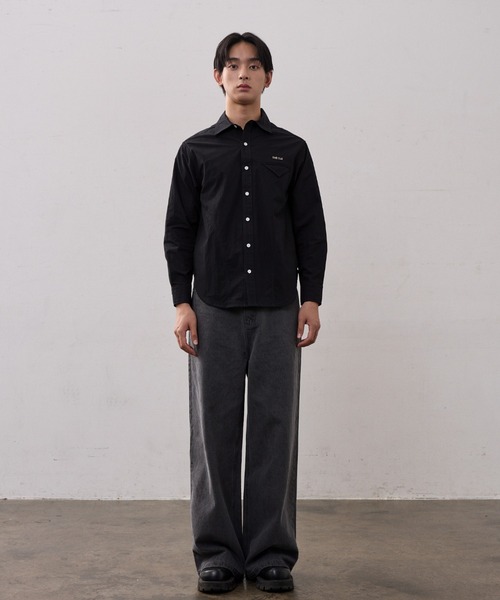 THE CLE スタッズ付きブラックデニムパンツ STUDS DENIM（デニムパンツ）｜THE CLE（ザクレ）のファッション通販