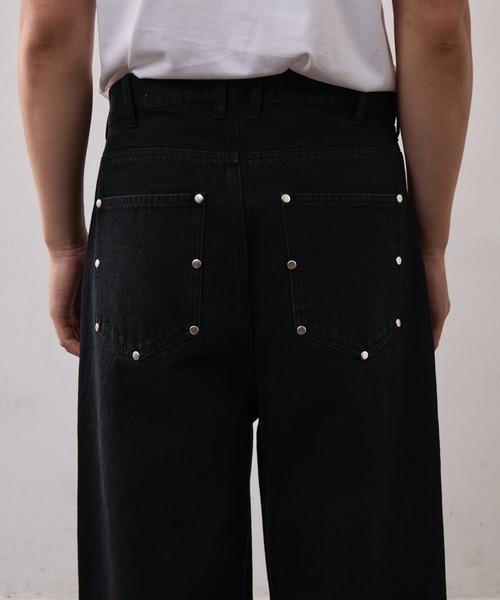 THE CLE（ザクレ）の「STUDS DENIM（デニムパンツ・メンズ・グレー/ブラック・S/L/M）」の16枚目の写真