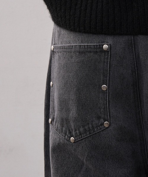 THE CLE（ザクレ）の「STUDS DENIM（デニムパンツ・メンズ・グレー/ブラック・S/L/M）」の18枚目の写真