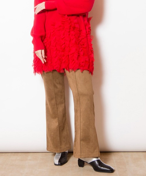 オズモーシス（OSMOSIS）/セミフレアーバックスリットパンツ セール】セミフレアーバックスリットパンツ（その他パンツ）｜OSMOSIS