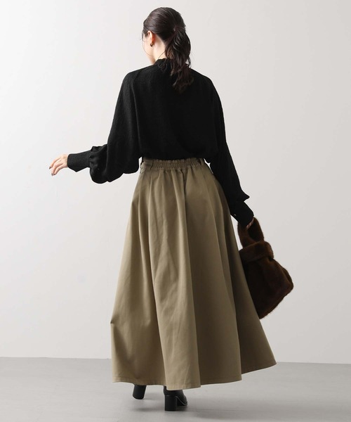 Gready Brilliant（グレディブリリアン）の「ＬＵシアー花ジャガードタイブラウス（シャツ/ブラウス・レディース・アイボリー/ブラック・38）」の20枚目の写真