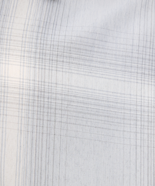 ABAHOUSE GRAY(アバハウスグレイ)の「【軽量 / 吸水速乾】セオアルファ オンブレーチェック 長袖シャツ(シャツ/ブラウス・メンズ・ネイビー/ブラック/グレイッシュベージュ・48/46/50)」の16枚目の写真