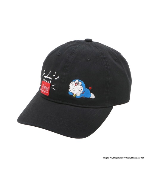Manhattan Portage(マンハッタンポーテージ)の「Cotton Twill 6P Cap DORAEMON(キャップ・メンズ・ブラック/グレー・FREE)」の1枚目の写真