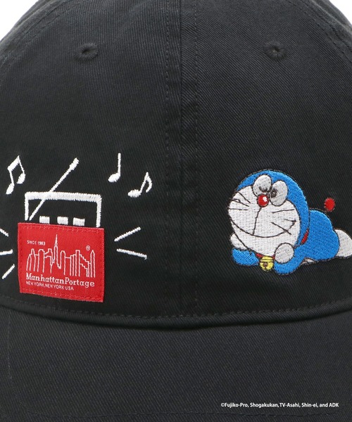 Manhattan Portage(マンハッタンポーテージ)の「Cotton Twill 6P Cap DORAEMON(キャップ・メンズ・ブラック/グレー・FREE)」の7枚目の写真