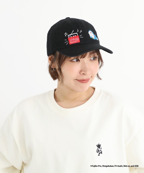 Manhattan Portage(マンハッタンポーテージ)の「Cotton Twill 6P Cap DORAEMON(キャップ・メンズ・ブラック/グレー・FREE)」の9枚目の写真