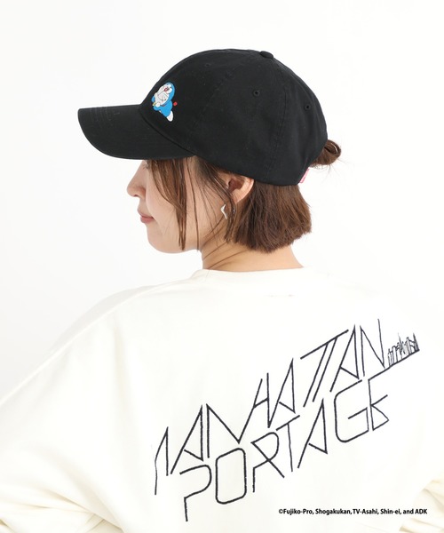 Manhattan Portage(マンハッタンポーテージ)の「Cotton Twill 6P Cap DORAEMON(キャップ・メンズ・ブラック/グレー・FREE)」の10枚目の写真