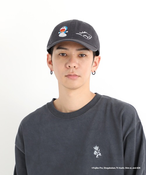 Manhattan Portage(マンハッタンポーテージ)の「Cotton Twill 6P Cap DORAEMON(キャップ・メンズ・ブラック/グレー・FREE)」の11枚目の写真
