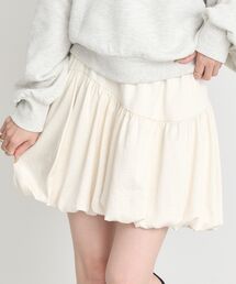 earth music&ecology | ラウンド切り替えバルーンミニスカート(スカート)