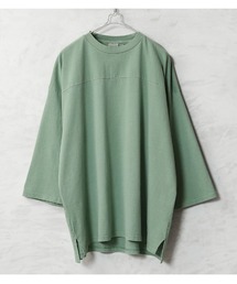 Goodwear グッドウェア 2W7-65207 USAコットン ガーメントダイ 3/4 FOOTBALL Tシャツ SUPER BIG