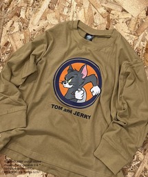 TOM&JERRY（トムアンドジェリー）の「【トム＆ジェリー/TOM&JERRY】 オーバーサイズ　ロンT（Tシャツ/カットソー）」