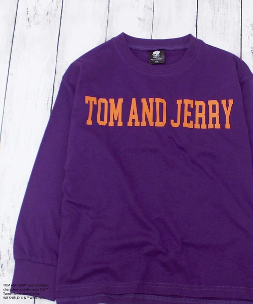 Tom&Jerry(トムアンドジェリー)の「【トム&ジェリー/TOM&JERRY】 オーバーサイズ ロンT(Tシャツ/カットソー・キッズ・ブラック/グレー系その他/オフホワイト/杢グレー/ダークグリーン/ホワイト系その他2/ブラック系その他/ホワイト系その他/ホワイト系その他3/ベージュ系その他/チャコール/ベージュ/パープル/オレンジ/グリーン系その他/ネイビー・110/120/130/140/150/160)」の22枚目の写真