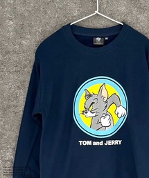 Outfitter lab（アウトフィッターラボ）の「【トム＆ジェリー/TOM&JERRY】 オーバーサイズ　ロンT（Tシャツ/カットソー）」