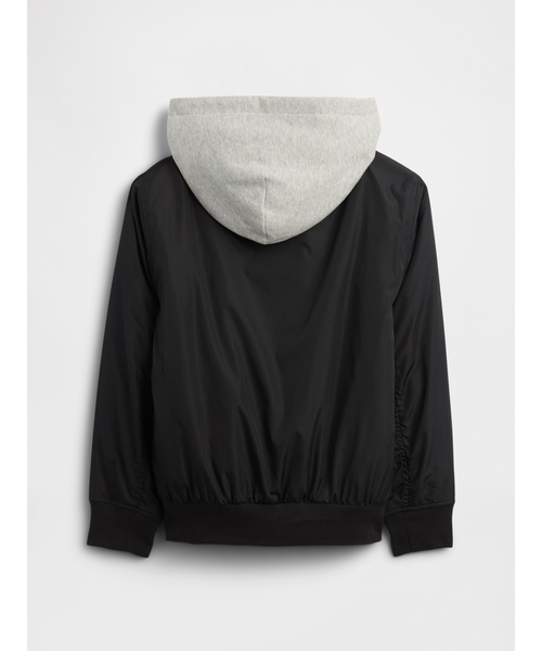 フード付きボンバージャケット (キッズ)（ブルゾン）｜GAP（ギャップ