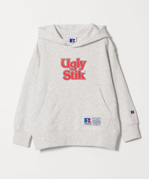 Russell Athletic（ラッセルアスレティック）の「【別注】＜RUSSELL ATHLETIC＞アグリースティック フーディー / パーカー / キッズ  110cm-130cm（パーカー・キッズ・オフホワイト/ライトグレー・130cm/120cm/110cm）」の2枚目の写真